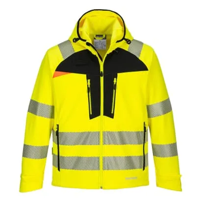 DX4 High Visibility Waterproof Softshell Jacket DX475 Portwest