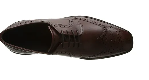 Ecco Illinois Wing Tip Cognac