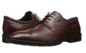 Ecco Illinois Wing Tip Cognac