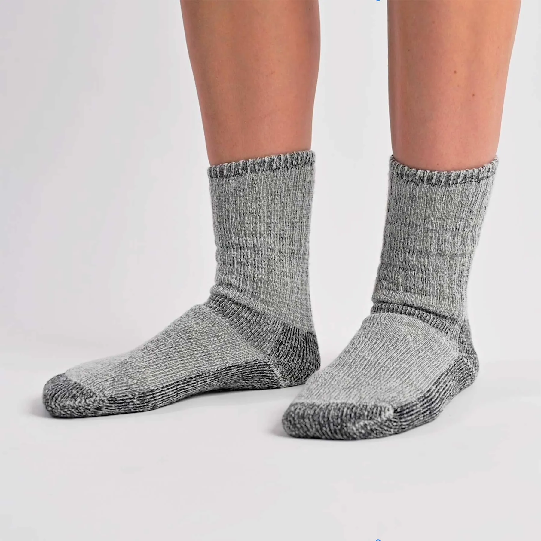 EQUINOX  Mountain Hiker Warm & Thick Organic Wool Socks (1 Pair) (Made in USA)