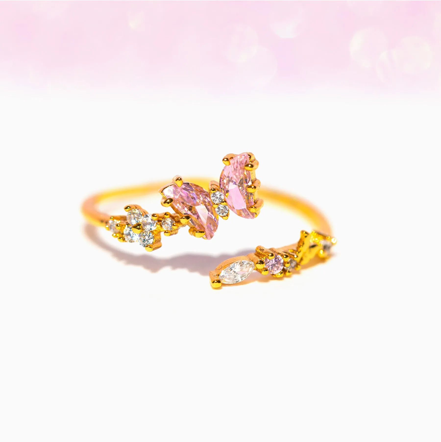 Flutter Love Adjustable Ring