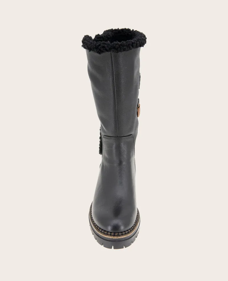 GENTLE SOULS - Bradford Leather Sherpa Lined Boot