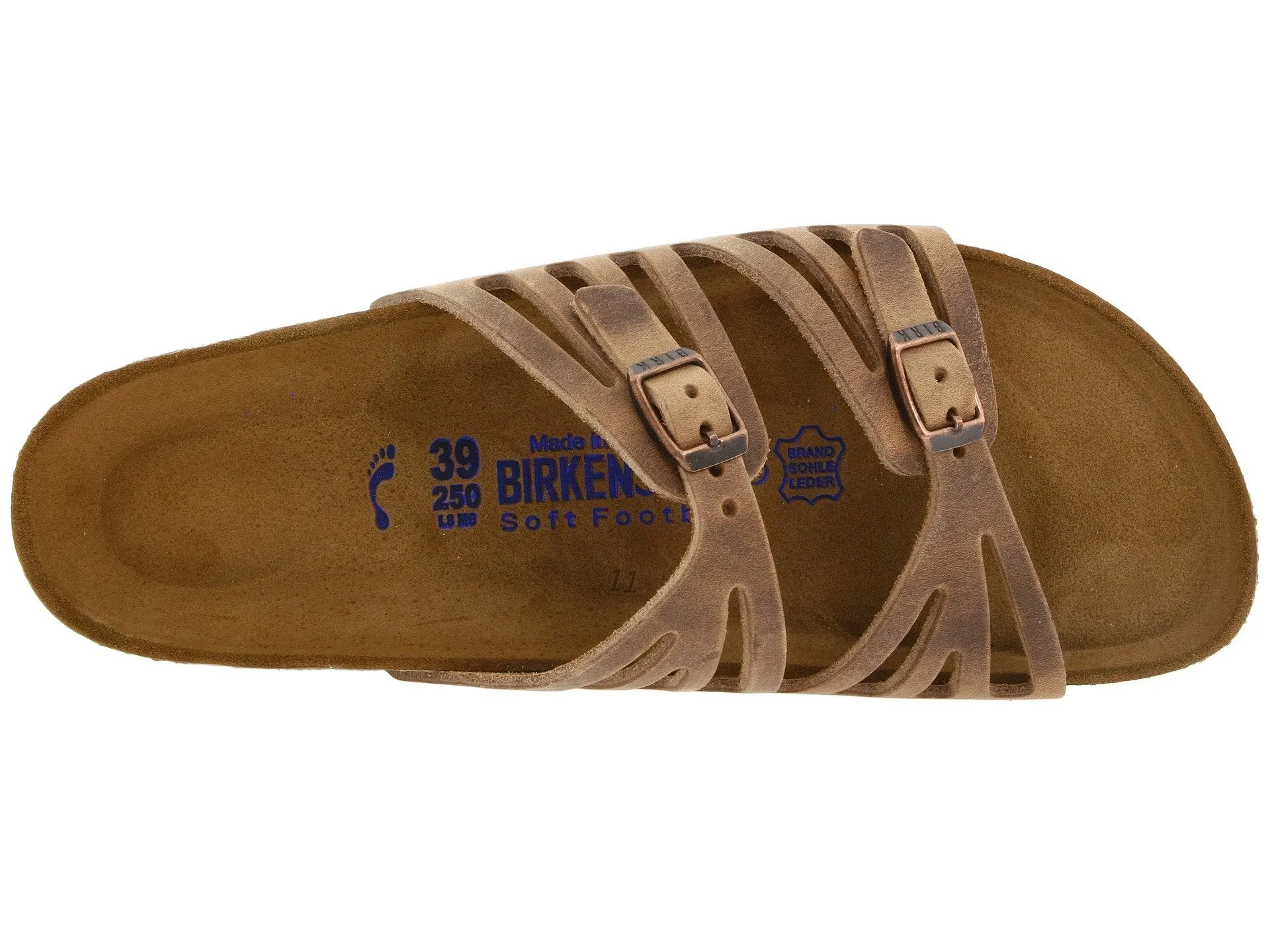 Granada Soft Foot Bed Sandal in Habana