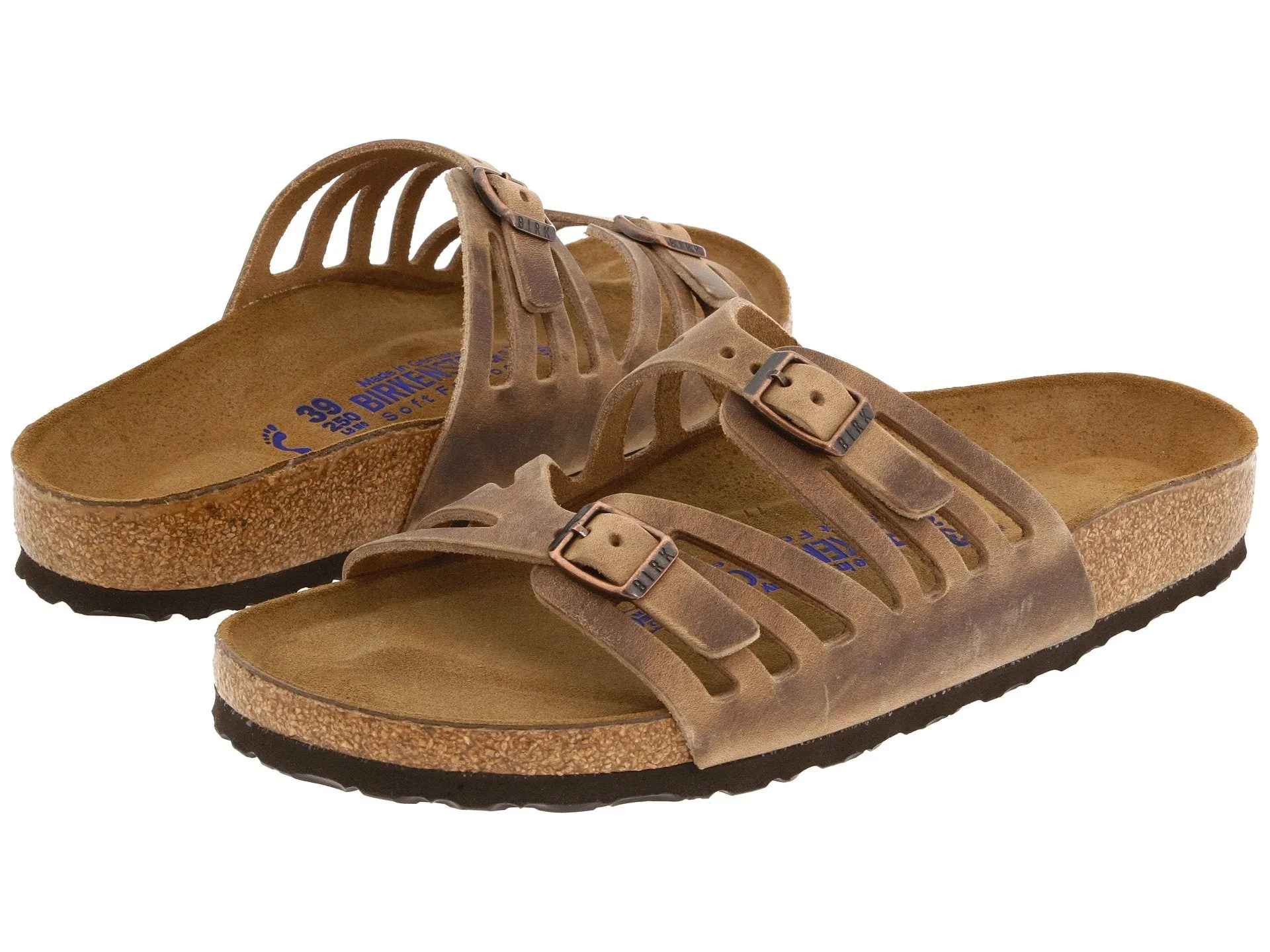 Granada Soft Foot Bed Sandal in Habana