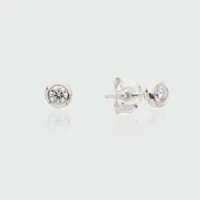 Hampton Sterling Silver & Cubic Zirconia Stud Earrings