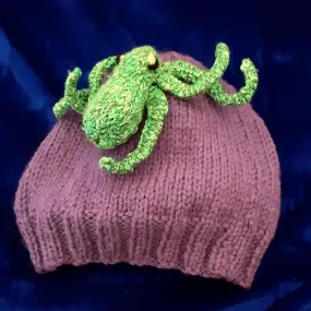 Handknitted Child's Octopus Beanie