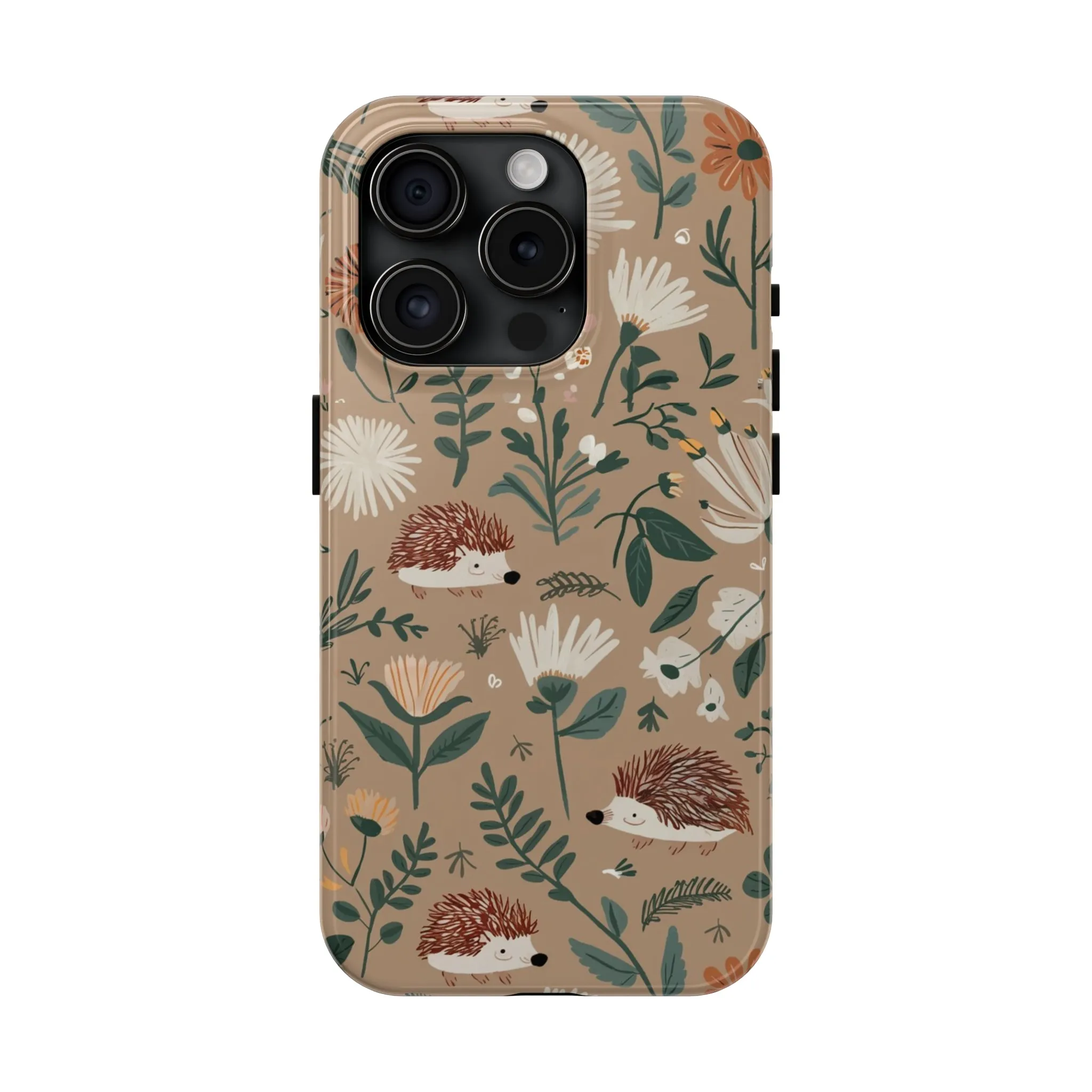 Hedehogs & Daisies - Tough Phone Cases