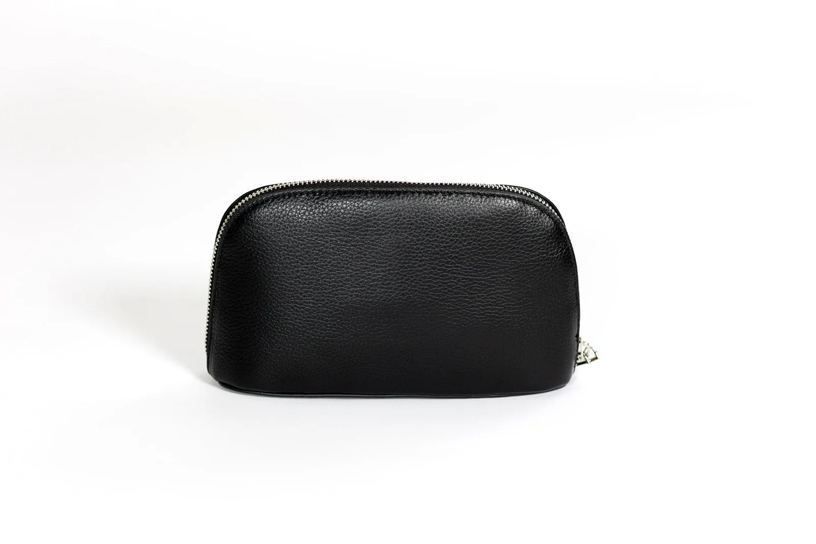 HOOPLA LEATHER MAKE-UP BAG BLACK