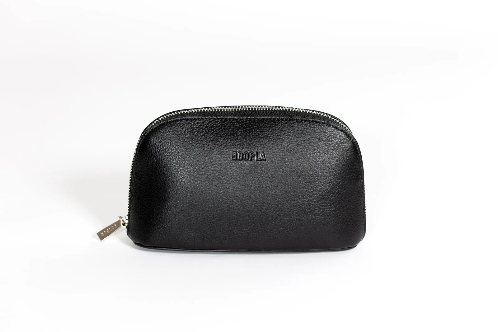 HOOPLA LEATHER MAKE-UP BAG BLACK