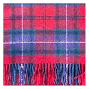 Kelly of Sleat Red Modern Tartan Lambswool Scarf