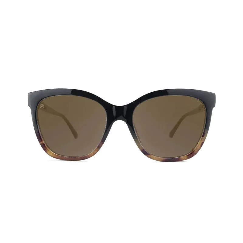 Knockaround Sunglasses | Deja Views | Glossy Black & Blonde Tortoise Shell Fade