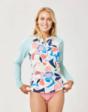 Kona Rashguard: Summer w. Sea Glass - FINAL SALE