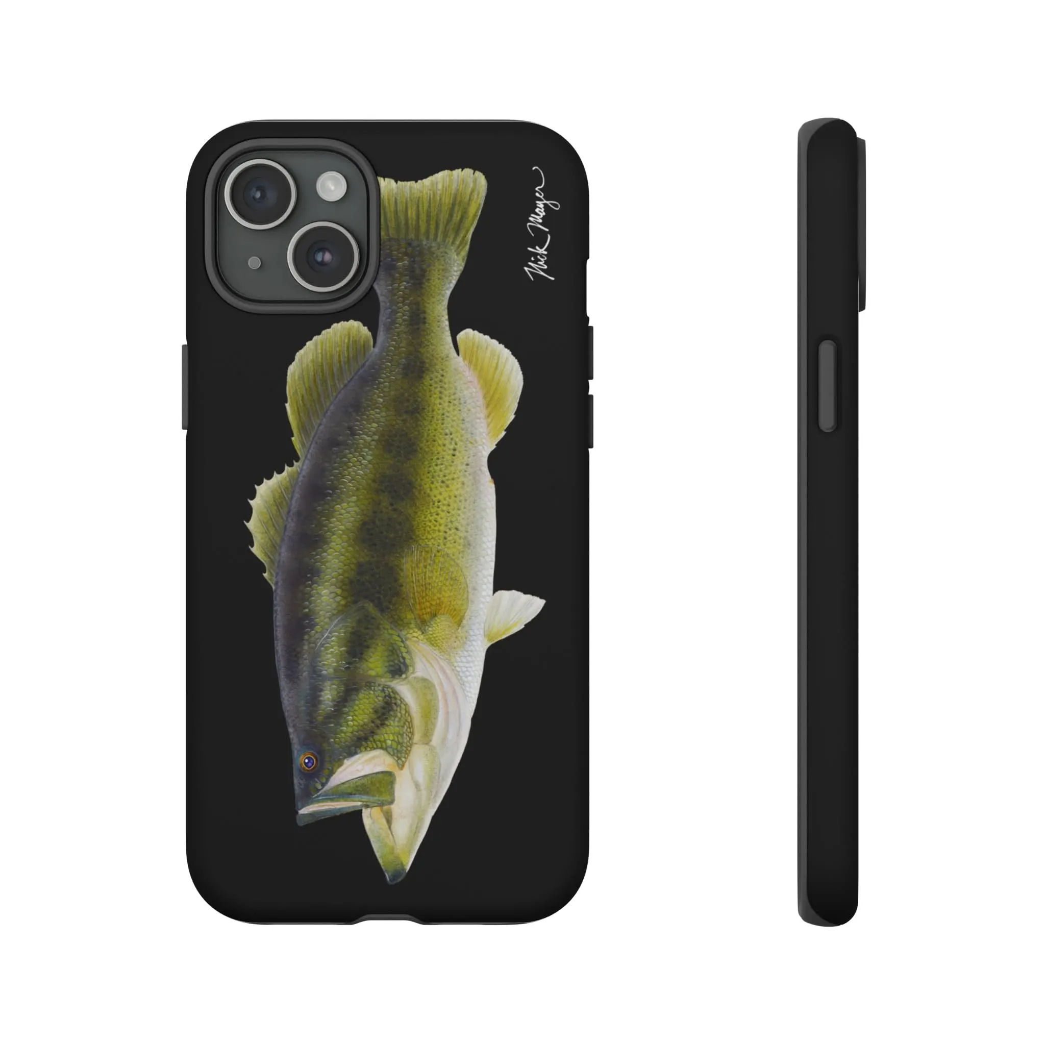 Largemouth Bass Black iPhone 15 Case