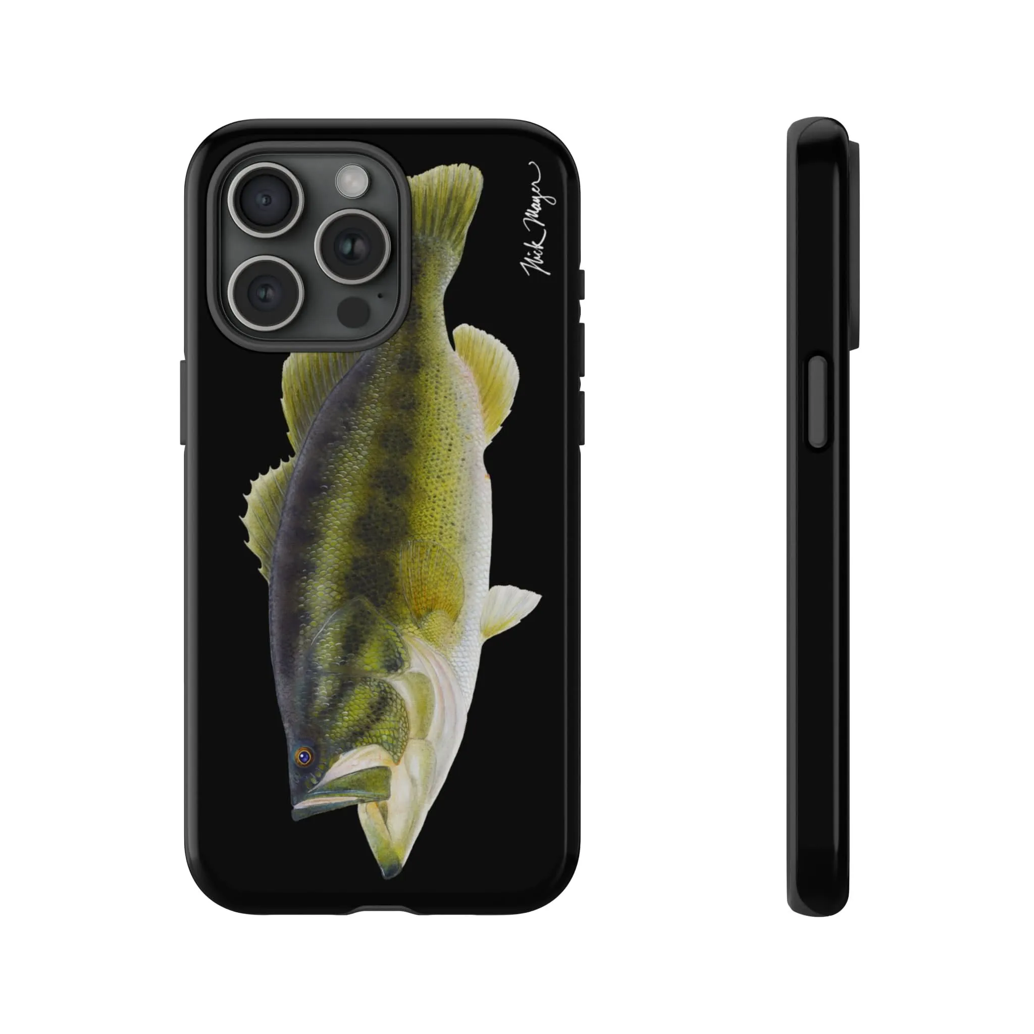 Largemouth Bass Black iPhone 15 Case