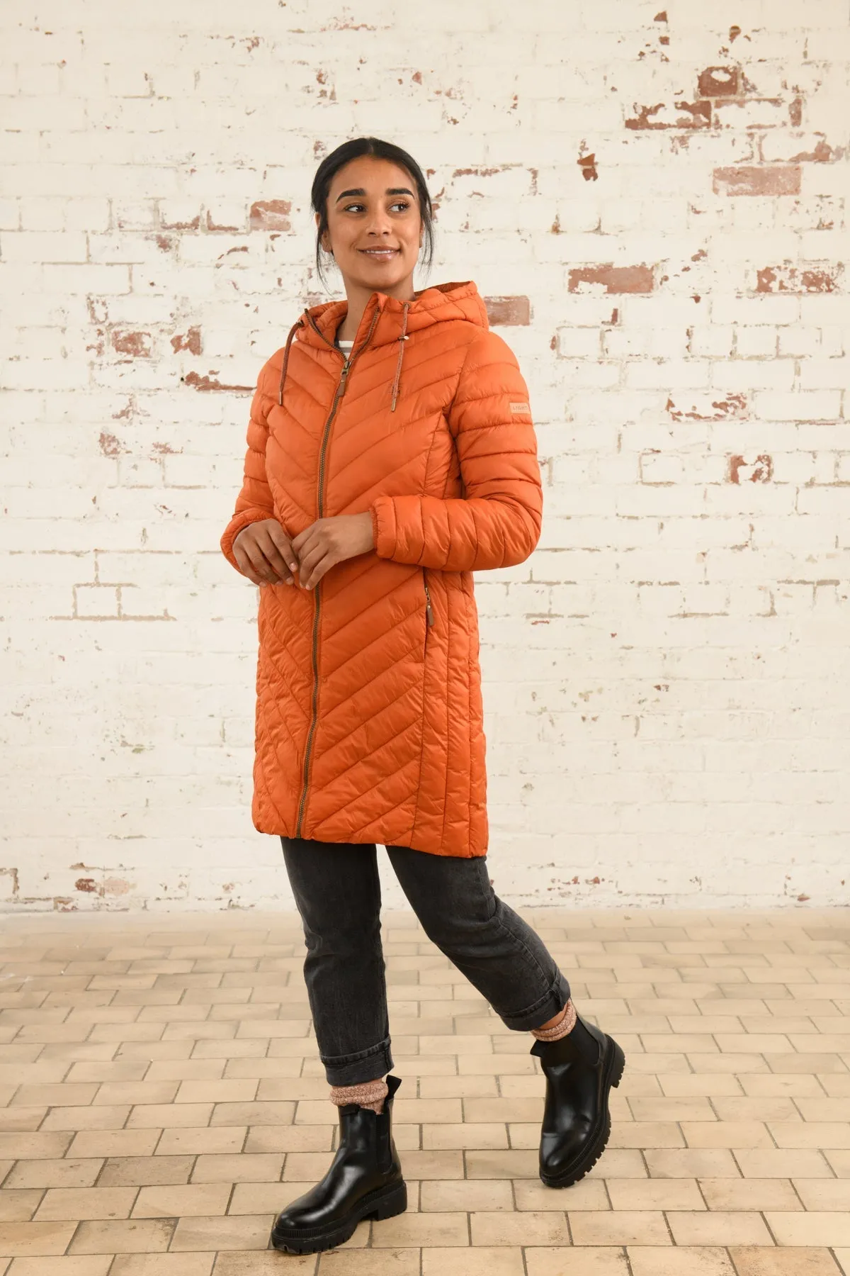 Laurel Coat - Burnt Orange