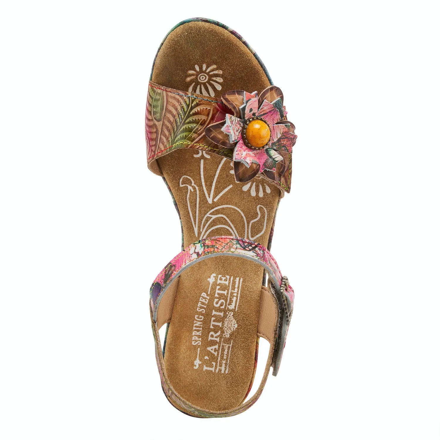 Leilanie Heeled Celebration Sandal in Tan CLOSEOUTS