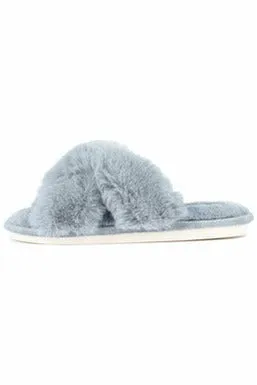 Lunar KLB 001 Leticia Grey Mule Slipper