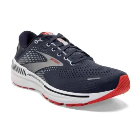 Mens Brooks Running Adrenaline GTS 22 in Peacoat/India Ink/Grenadine