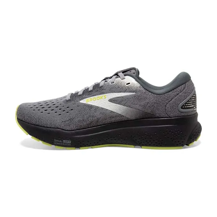 Mens Brooks Running Ghost 16 in Primer/Grey/Lime