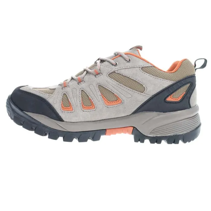 Mens Propet Ridge Walker Low in Gunsmoke/Orange