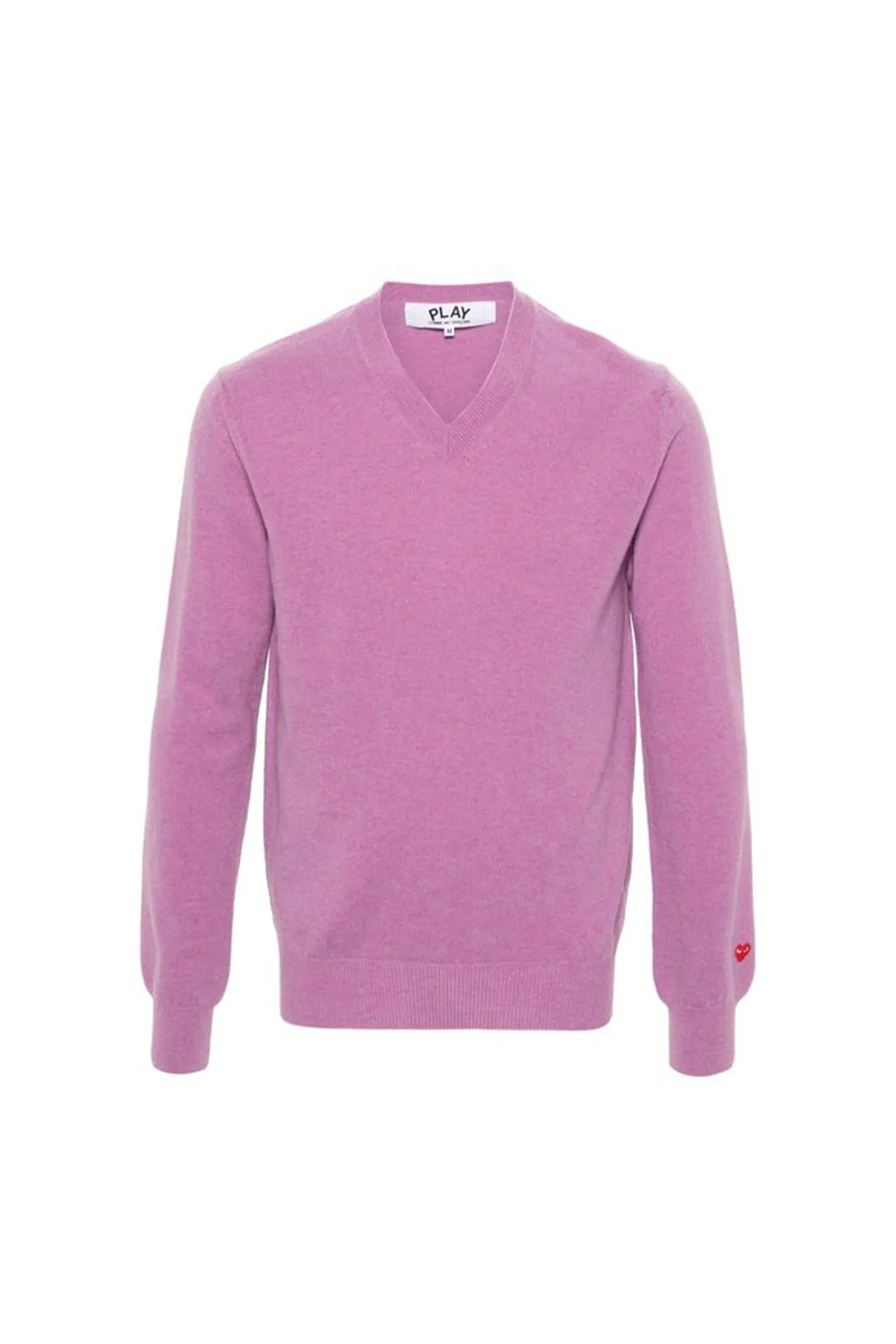 Mens Purple V-Neck Pullover