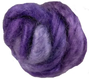 Mohair Roving, Sorta Solid Purple