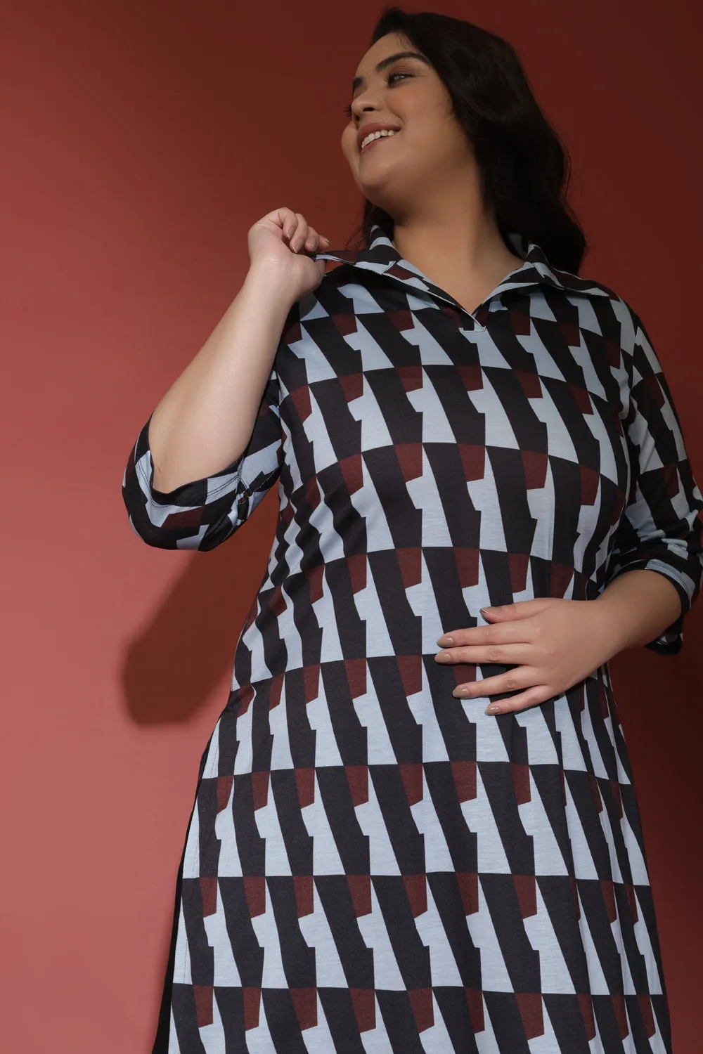 Mystic Illusion Printed Kurta