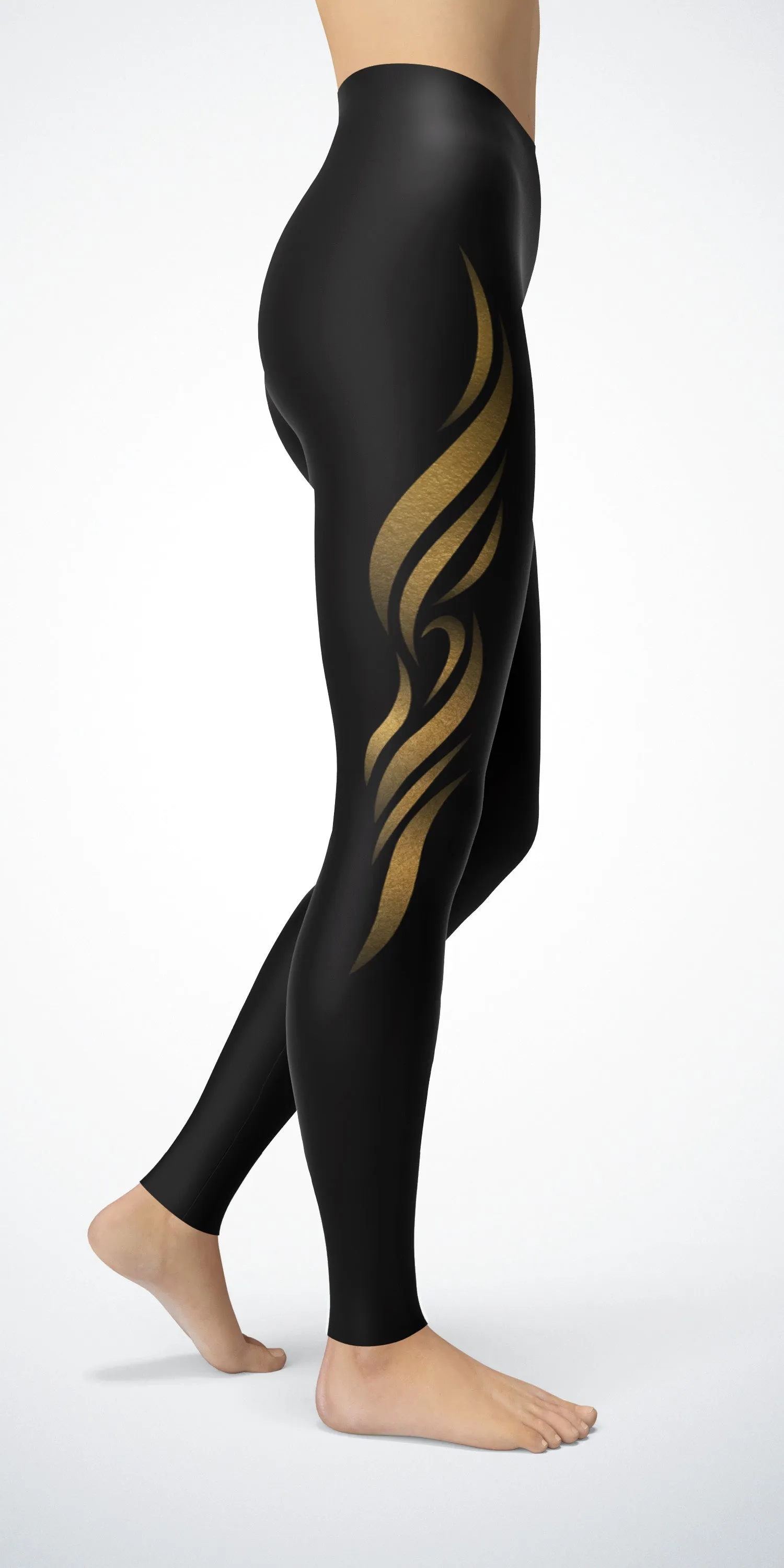 PeLatinos Flame (Oro Edition) - Legging