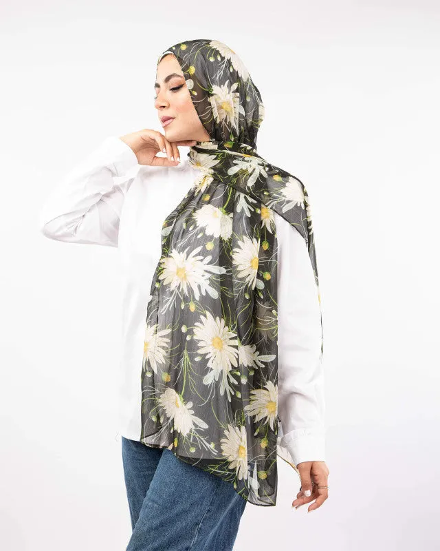 Printed Crinkled Chiffon