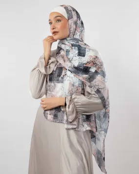 Printed Satin Scarf