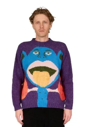 Purple Homoculus Sweater