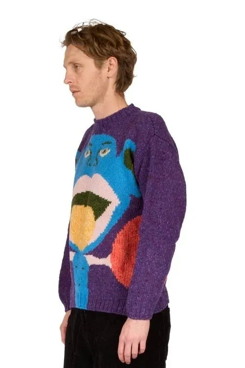 Purple Homoculus Sweater