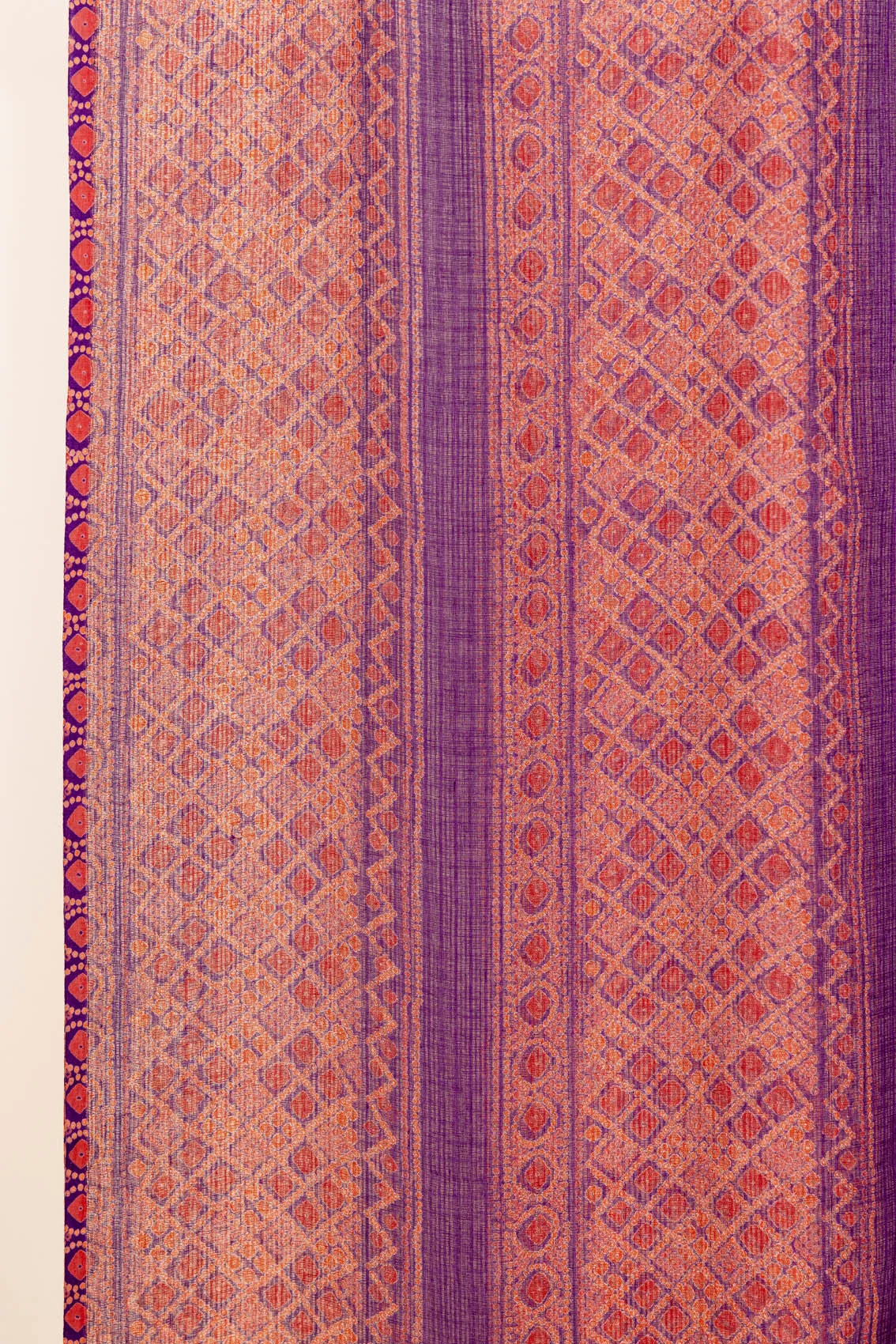 Purple Kolam Doria Dupatta