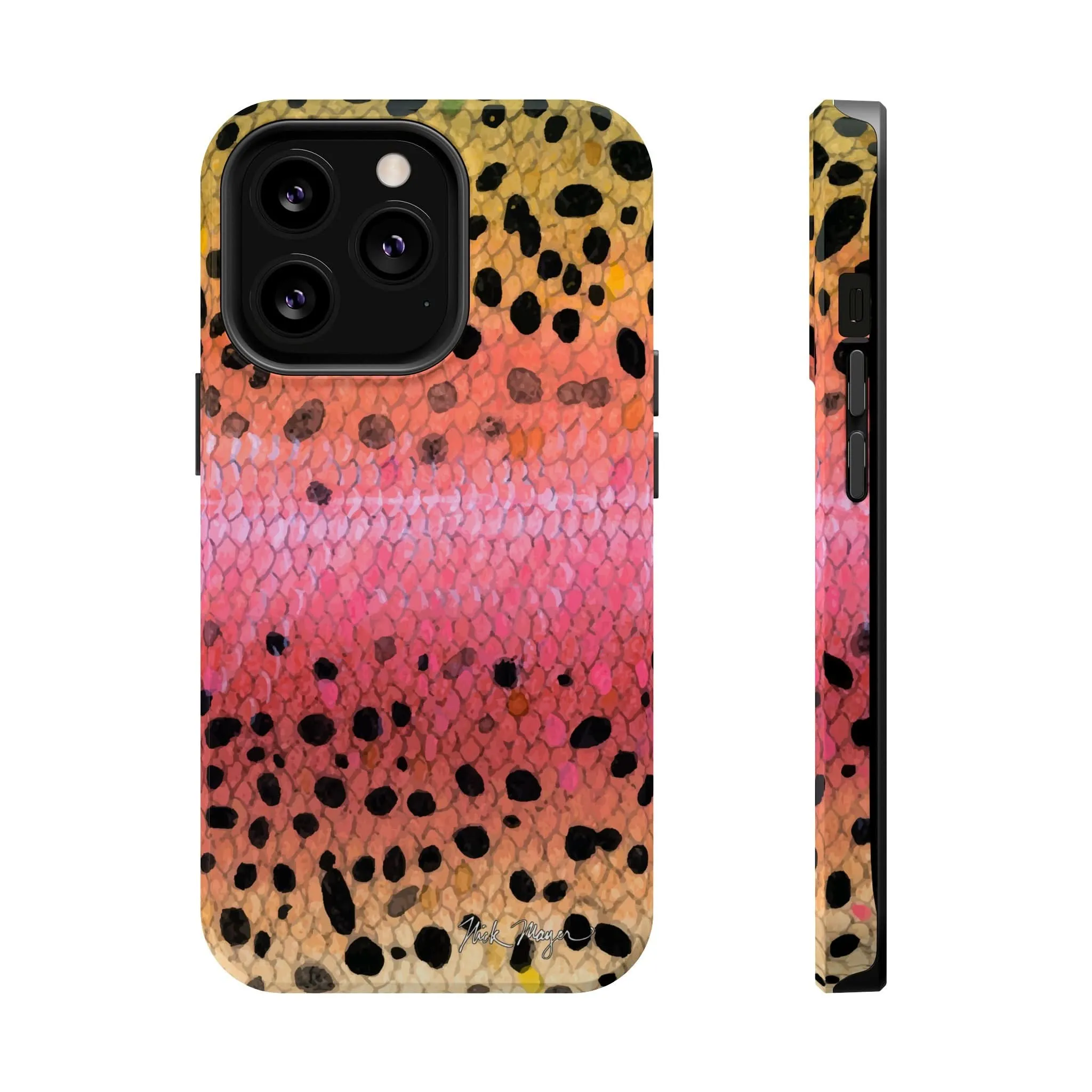 Rainbow Trout Skin MagSafe iPhone Case