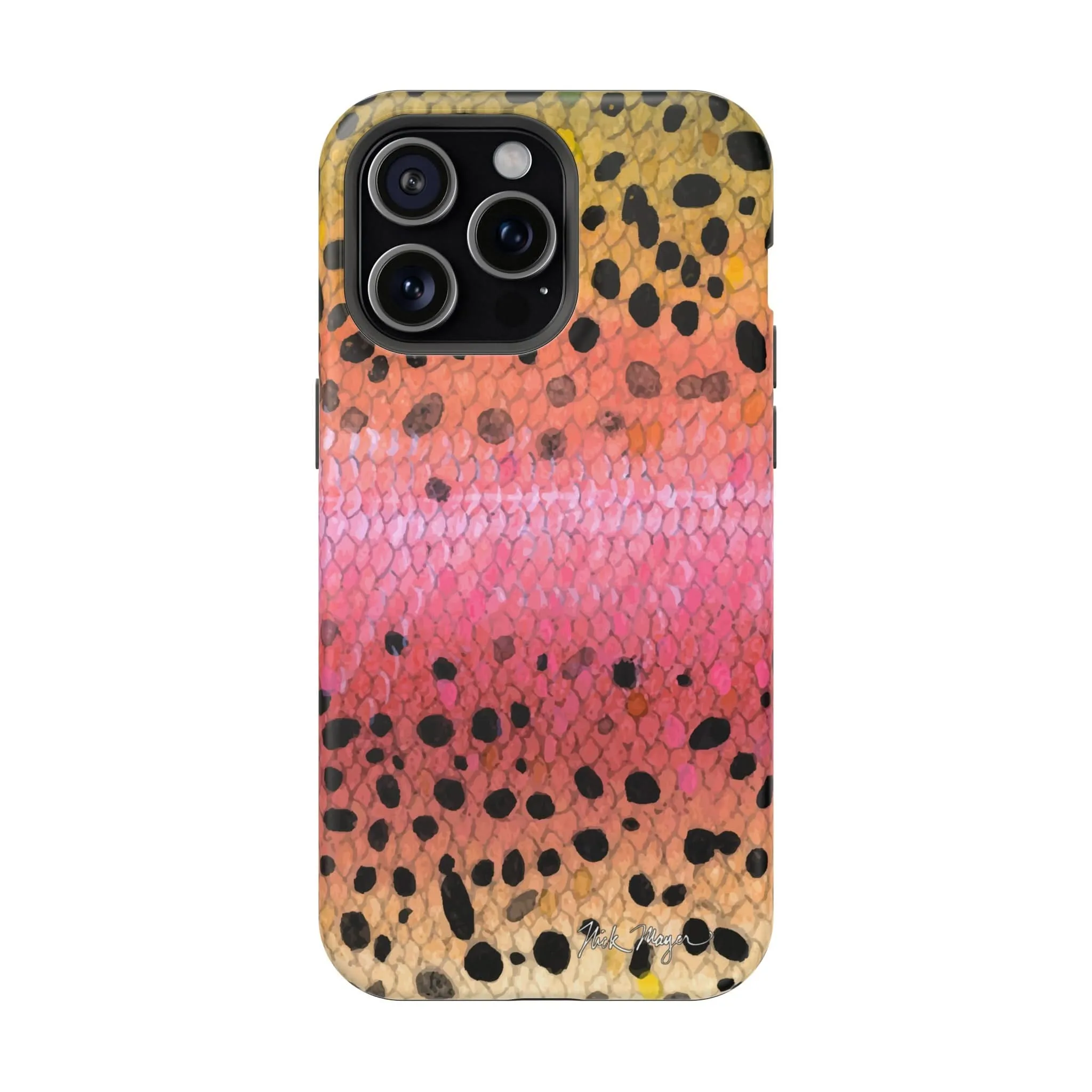 Rainbow Trout Skin MagSafe iPhone Case