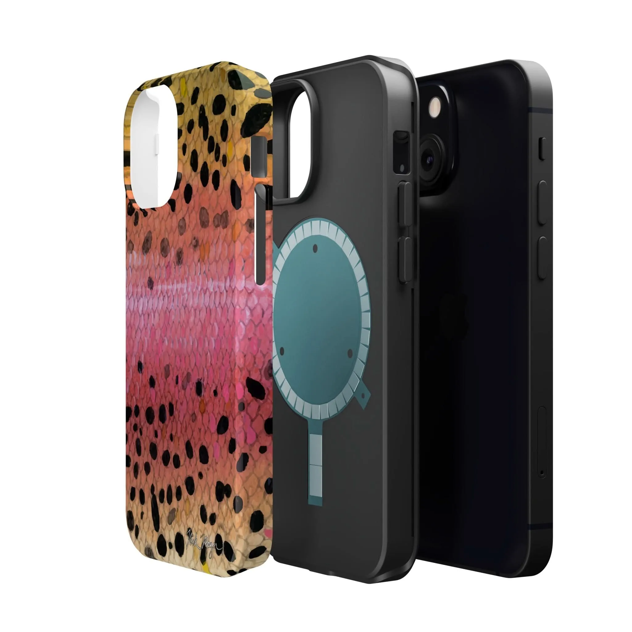 Rainbow Trout Skin MagSafe iPhone Case