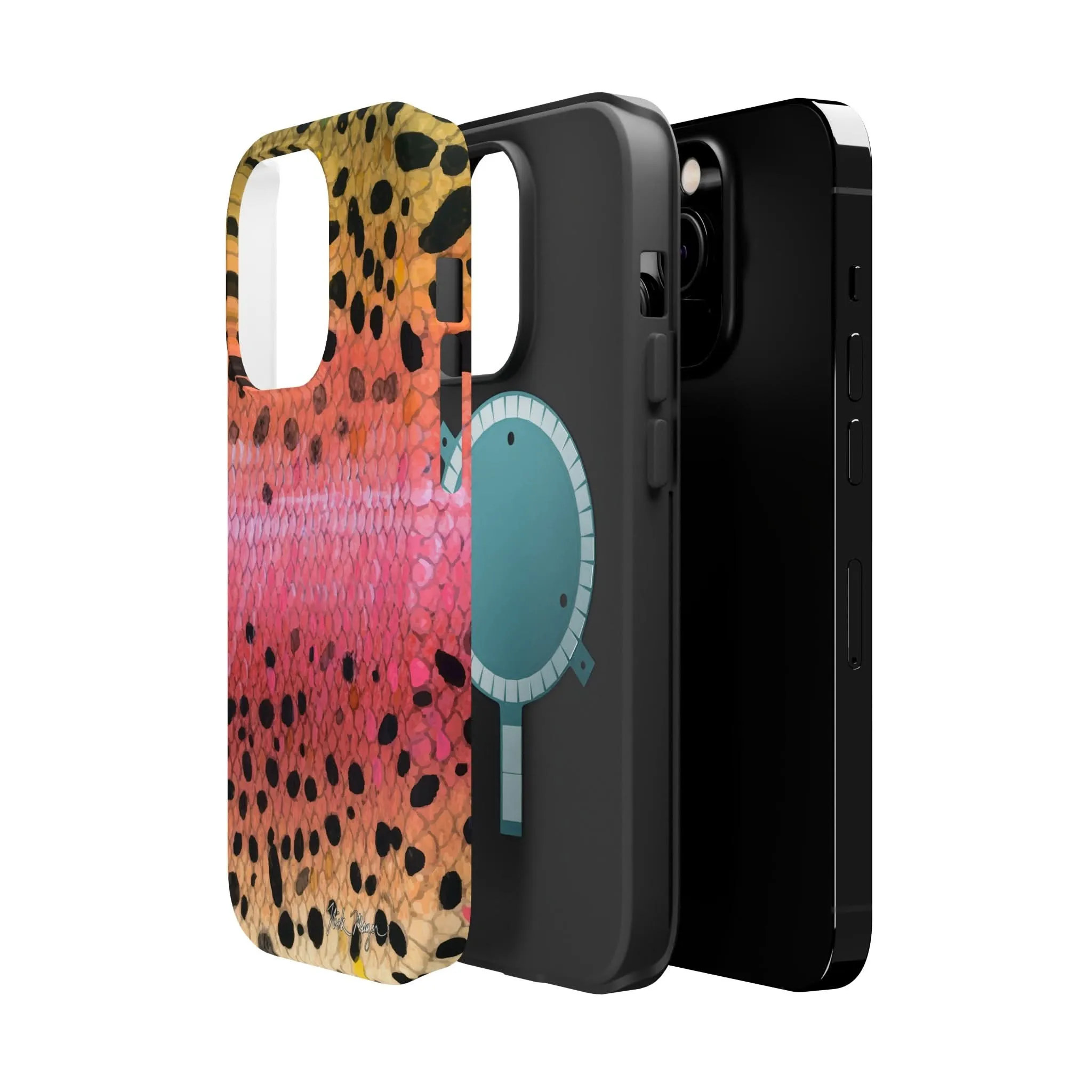 Rainbow Trout Skin MagSafe iPhone Case