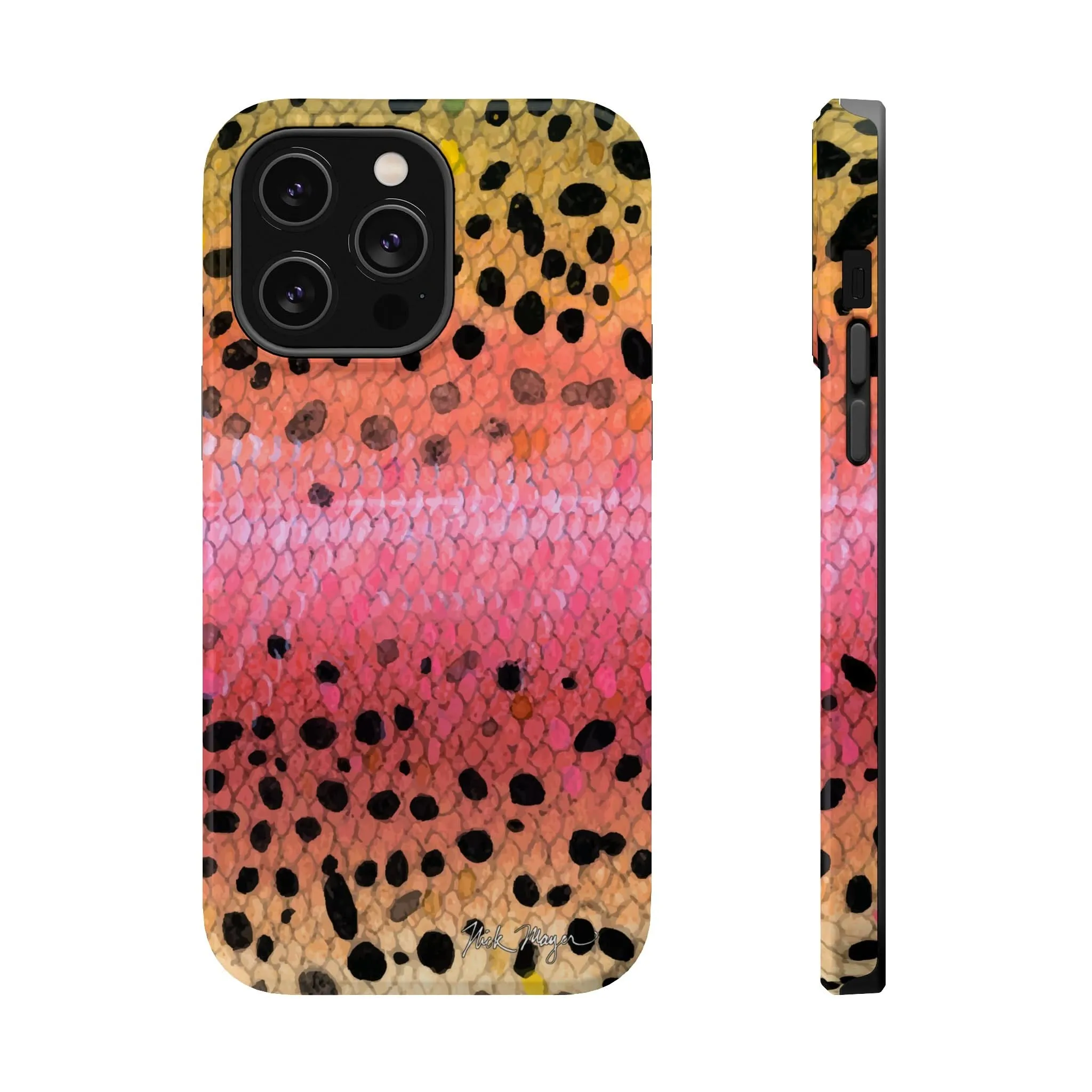 Rainbow Trout Skin MagSafe iPhone Case