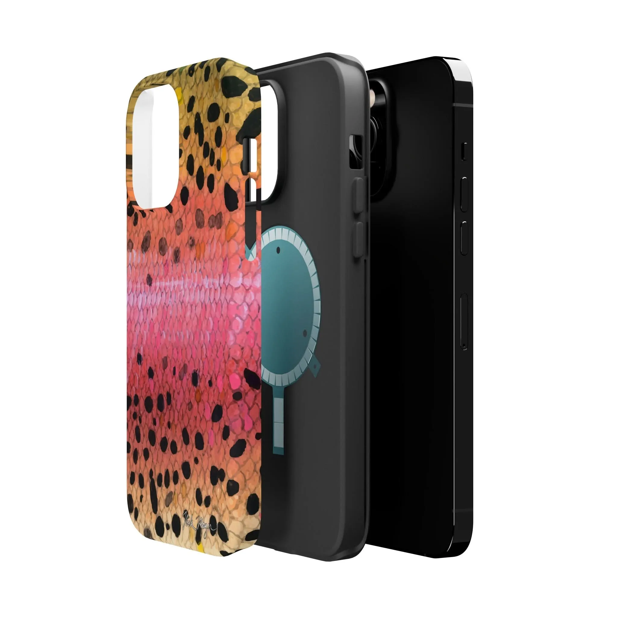 Rainbow Trout Skin MagSafe iPhone Case