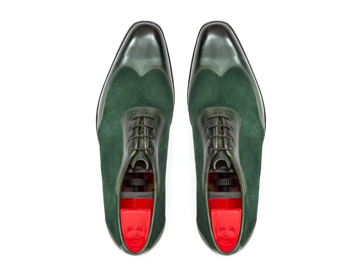 Rainier III - MTO - Forest Green Calf / Forest Green Suede - LPB Last - Single Leather Sole