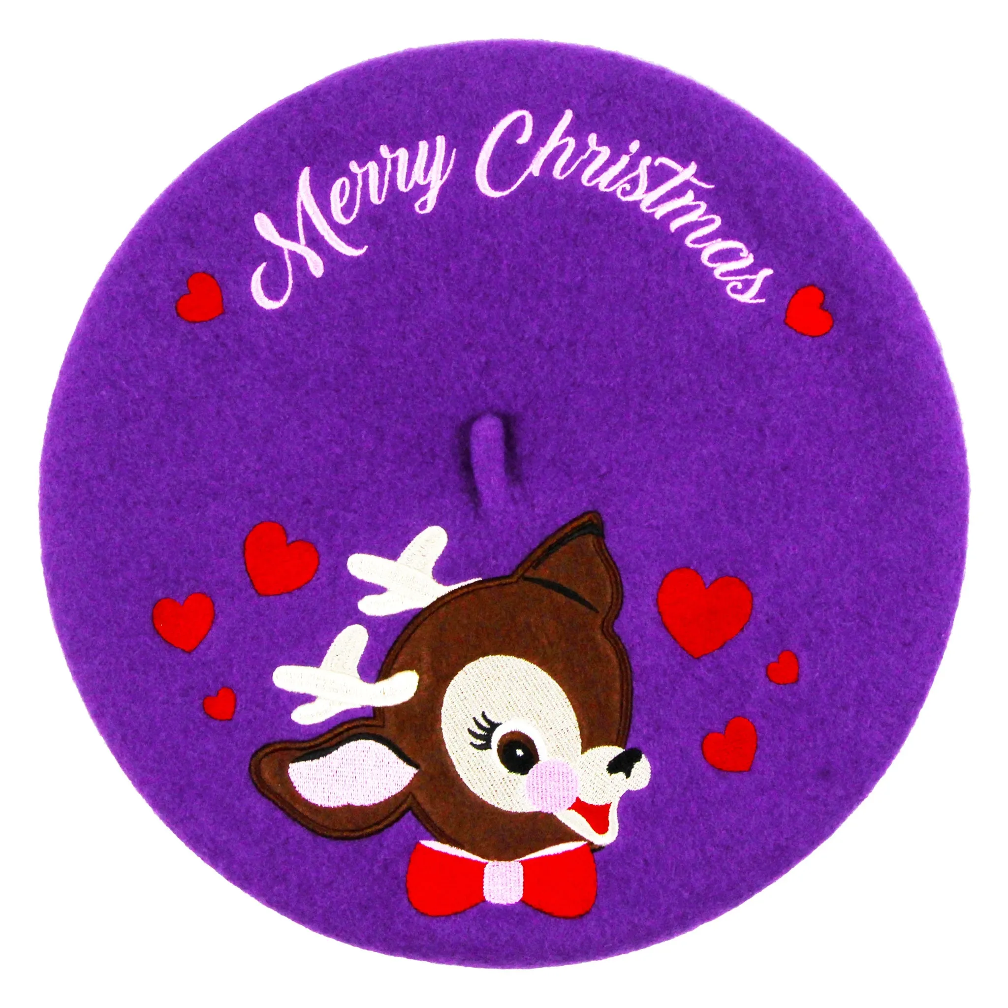 Reindeer Love Beret