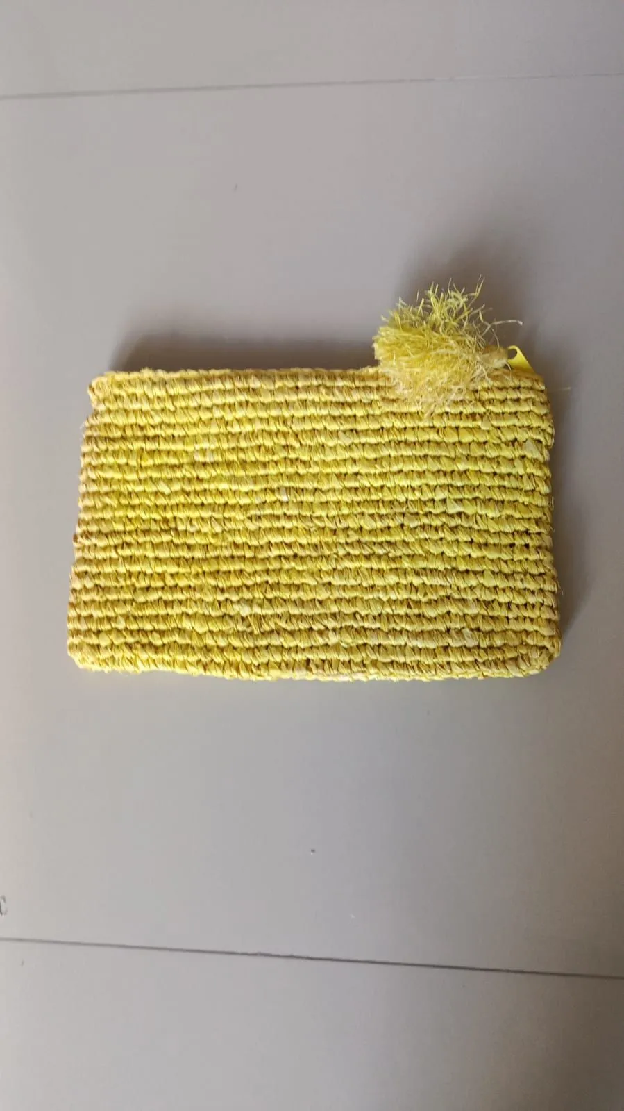 SALE Raffia Clutch