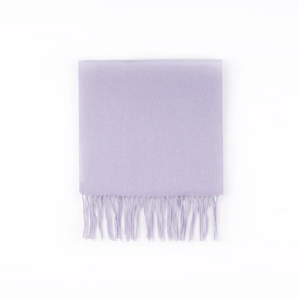 Scarf - 100% Wool Purple Plain