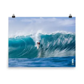 Seth Moniz Poster (Unframed): Billabong Pro Pipeline 2022