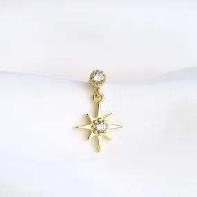 Small Sparkling Star Earpin