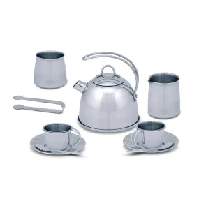 Stainless Steel Tea Set with Storage Stand