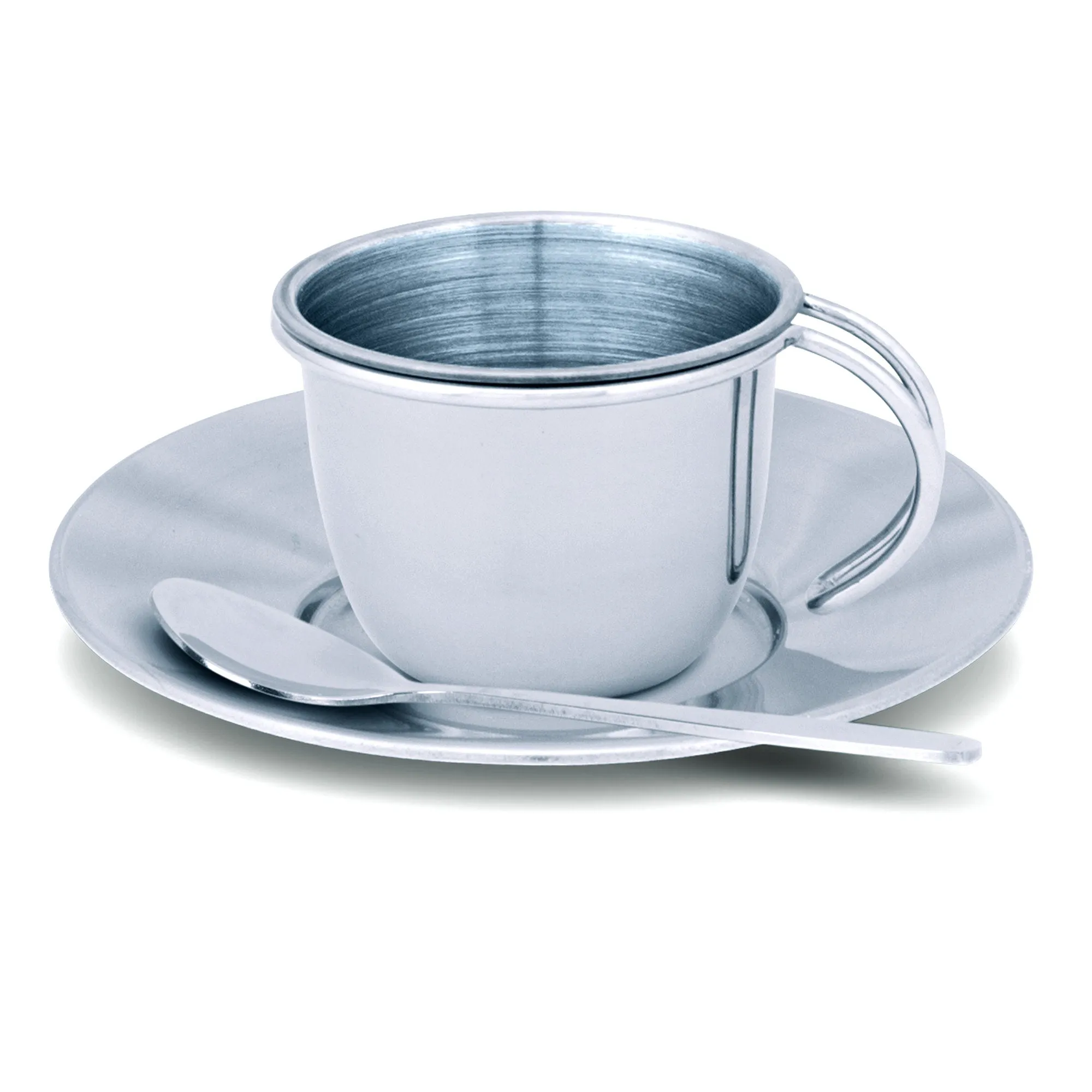 Stainless Steel Tea Set with Storage Stand