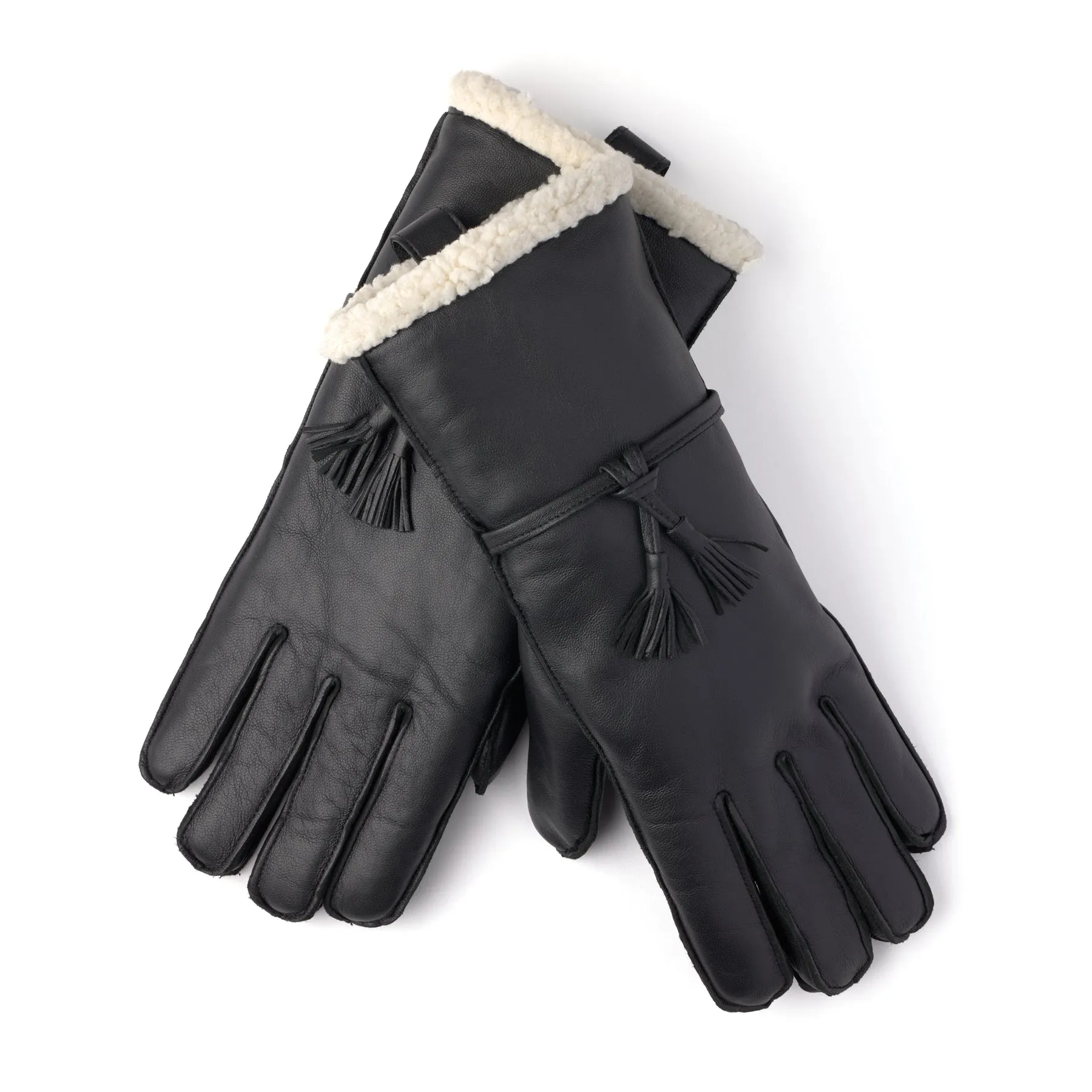 Tassel Leather Glove