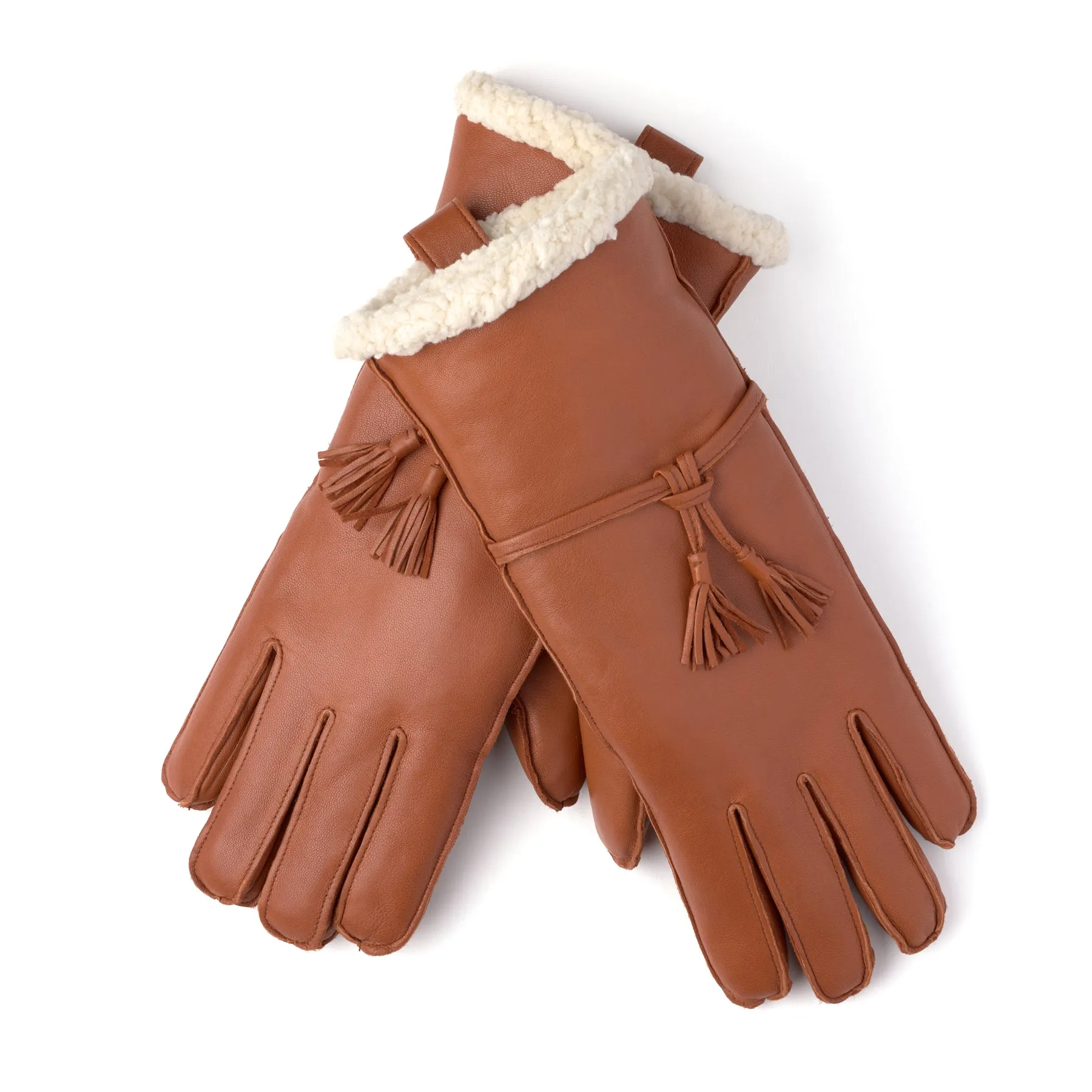 Tassel Leather Glove