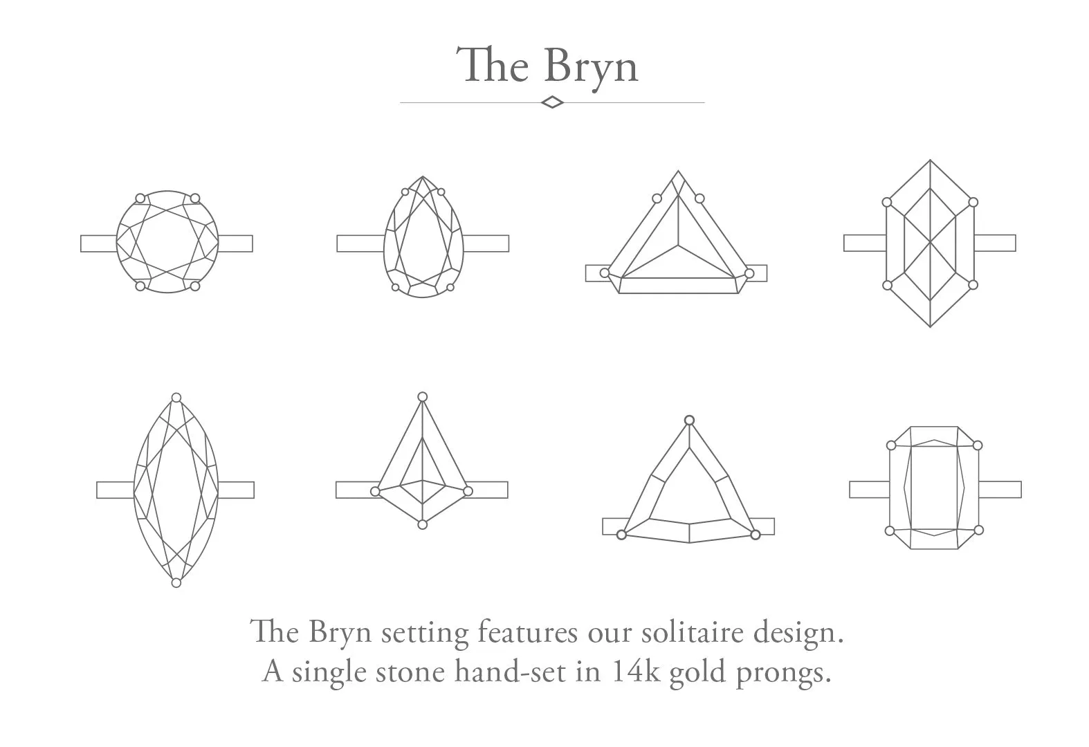 The Bryn Ring with an Oval-Cut Salt and Pepper Diamond